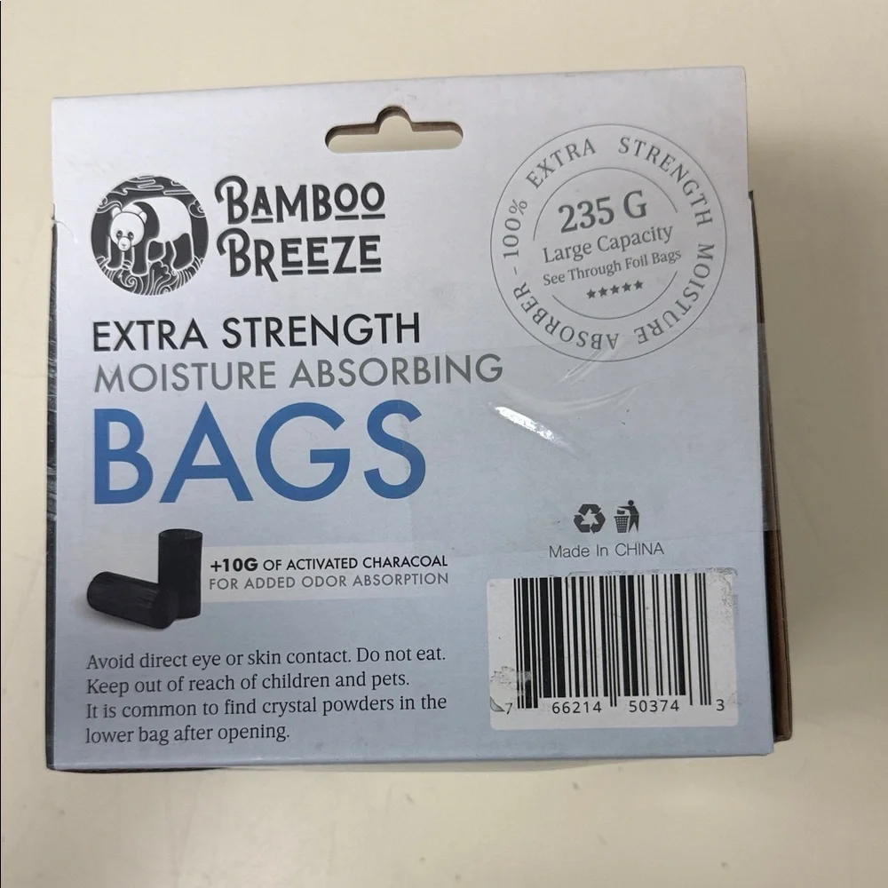 BAMBOO Breeze Moisture Absorbing Bags‎ - Blue and Gray
